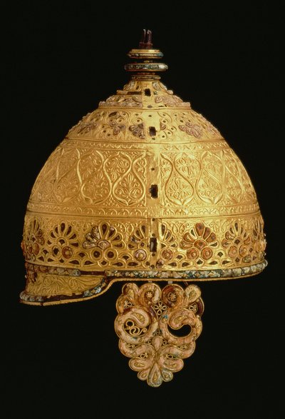 Celtic helmet found at Agris, Charante, 4th century BC by Unbekannt Unbekannt